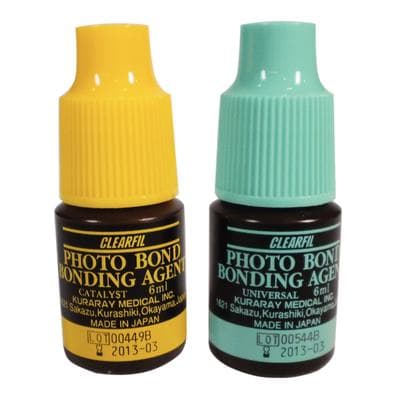 Clearfil Photo Bond Bonding Agent, Total Etch, Dual-Cure, 1:1 Bond Set (Catalyst & Universal, 6 mL each), 1/Pk, 075KA thumbnail 17