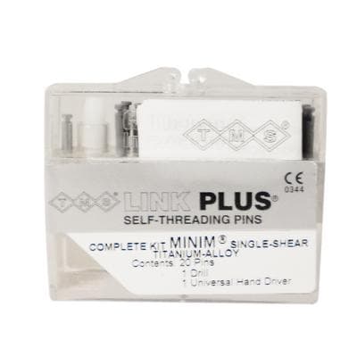 TMS Link Plus Minim Silver Complete Kit, Titanium Alloy, Single-Shear Pins, 0.021" (0.525 mm), 20 Pins, 1 Kodex Drill K92, 1 Universal Hand Driver, L821 thumbnail 16