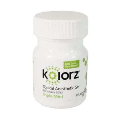 Kolorz Topical Anesthetic Gel, 20% Benzocaine, Triple Mint, 1 oz Jar, 755101 thumbnail 12