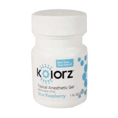 Kolorz Topical Anesthetic Gel, 20% Benzocaine, Blue Raspberry, 1 oz Jar, 755104 thumbnail 13