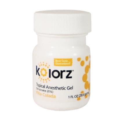 Kolorz Topical Anesthetic Gel, 20% Benzocaine, Piña Colada, 1 oz Jar, 755105 thumbnail 12