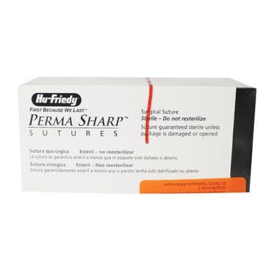 Hu-Friedy Perma Sharp Chromic Gut Suture, 3-0, 27", C-6 Reverse Cutting 3/8 Circle Needle, 12/Box, PSN636C thumbnail 16