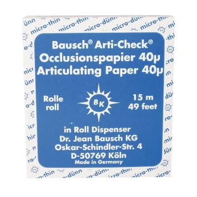 Arti-Check Articulating Paper Roll, with Dispenser, 16 mm x 15 m, 40 microns, Blue, 1/Pk, BK13 thumbnail 13