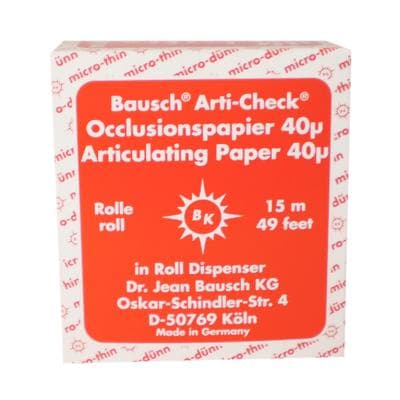 Arti-Check Articulating Paper Roll, 40 Microns, Red, 16 mm x 15 m, with Dispenser, BK14 thumbnail 7