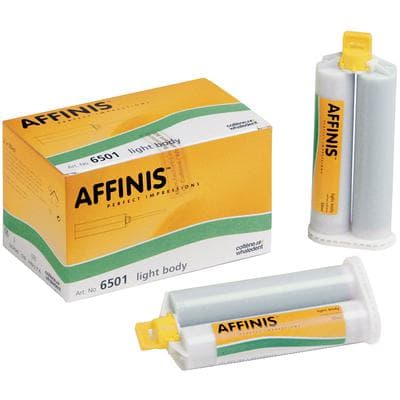 AFFINIS Light Body A-Silicone Impression Material, Regular Set, Light Green, 2 x 50ml Cartridges with 12 Mix Tips, C6501 thumbnail 13