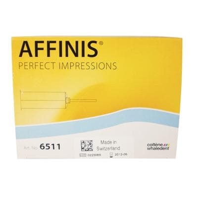 Affinis VPS Impression Material, Regular Body, Regular Set, 2 x 50 ml Cartridges with 12 Mixing Tips, C6511 thumbnail 12