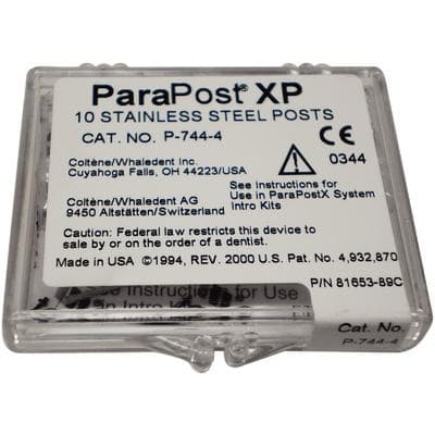 ParaPost XP Stainless Steel Endodontic Post Refill, Size 4, .040" (1.0mm), Yellow, 10/Pk, P7444 thumbnail 20