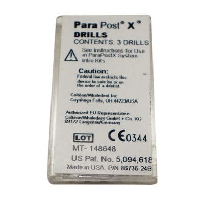 ParaPost X-System Drills, Two-Fluted, Size #4, Yellow, 0.040" (1.0 mm), 3/Pk, P424 thumbnail 22