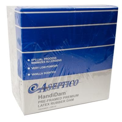HandiDam Pre-Framed Latex Rubber Dam, Blue, Medium, 100/Pk, I-70BM-100 thumbnail 6