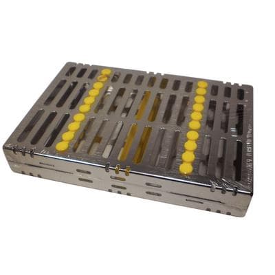 Hu-Friedy IMS Signature Series Cassette, 10-Instrument, Small, Yellow, 1/Pk, IM5105 thumbnail 9