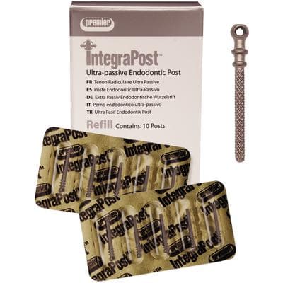 IntegraPost Titanium Alloy Post Refill, Size 4 (Red), Parallel Passive Design, 10/Pkg, 3001110 thumbnail 20