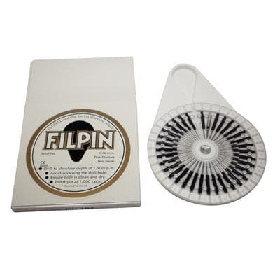 Filpin Titanium Dental Pins, Standard Package, Large, 0.027" (0.76 mm), Black, 35/Pk, PIN102 thumbnail 14