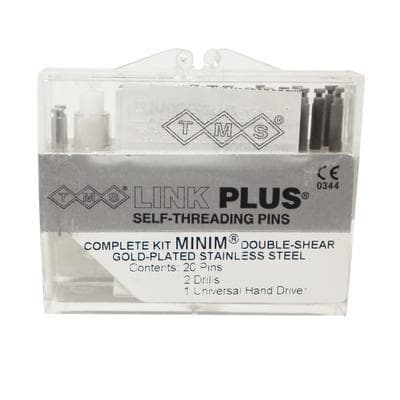 TMS Link Plus Minim Double Shear Complete Kit, Gold-Plated Stainless Steel, 0.021"/0.525 mm, 20 Pins, L-731 thumbnail 11