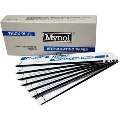 Mynol Articulating Paper, Thick Blue, 70 Sheets/Pack, 0.009" (225 Microns), 11008 thumbnail 9