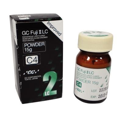 GC Fuji II LC Powder Refill, Shade C4, 15g, Light-Cure Glass Ionomer Restorative thumbnail 7