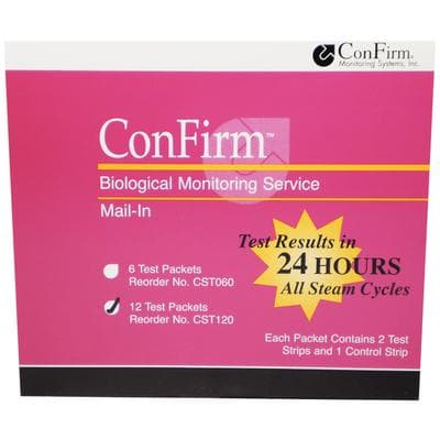 Crosstex ConFirm Mail-In Sterilizer Monitoring Service, 12 Tests, CST120 thumbnail 15