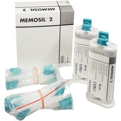 Kulzer Memosil 2 Transparent Bite Registration VPS Material, Regular Body, 2 x 50 mL Cartridges with Mixing Tips, Ref 50035018 thumbnail 10