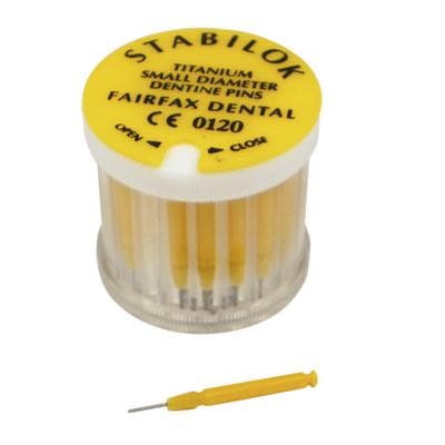 Stabilok Titanium Dentin Pins, Standard Kit, .021" (0.60mm), Yellow, 20 Pins with Drill, SY thumbnail 9