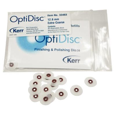 Kerr OptiDisc Finishing & Polishing Disc Refills, 12.6mm, X-Coarse (Extra-Coarse), 80/Pk, #33483 thumbnail 15