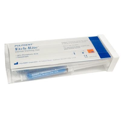 Etch-Rite Dental Etching Gel, 38% Phosphoric Acid, Twin Pack: 2 x 3 mL Syringes + 25 Applicator Tips, ET-TWIN thumbnail 10