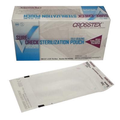 Crosstex Sure-Check Self-Seal Sterilization Pouches, 3.5" x 5.25", 200/Box, SCXS2 thumbnail 23