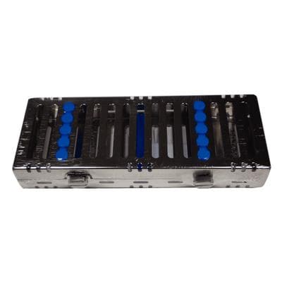 Hu-Friedy IMS Signature Series Exam Cassette, 5-Instrument Capacity, 3" x 8" x 1.25", Blue, IM6058 thumbnail 9