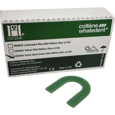 Hygenic Lab Bite Wafers, No Foil, Extra Hard, Green, 36/Box, H03365 thumbnail 14