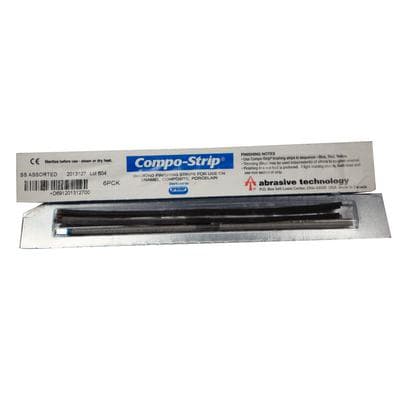 Premier Compo-Strip Diamond Finishing Strips, Single-Sided, Assorted (2 Trimming 60 µm, 2 Finishing 45 µm, 2 Ultra-Finishing 20 µm), 6/Pk, 2013127 thumbnail 13