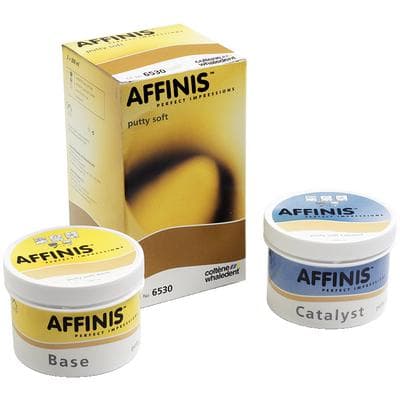Affinis A-Silicone Impression Material, Putty Soft Regular Set, 300 ml Base & 300 ml Catalyst, Beige, 1/Pk, C6530 thumbnail 10