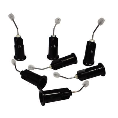 Patterson® Flocked Syringe Tips, 22 Gauge, Bent, Black, 100/Pkg - Patterson® Flocked Tips – 22 Gauge, Black, 100/Pkg - Patterson® Flocked Tips – 22 Gauge, Black, 100/Pkg - Image 1