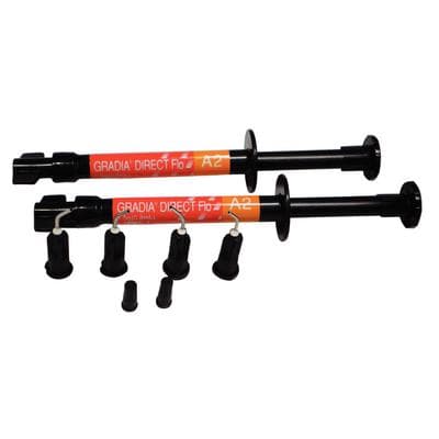 Gradia Direct Flo Flowable Composite, Shade A2, Light-Cure, Syringe Refill, 1.5 g, 2/Pk, 002279 thumbnail 19