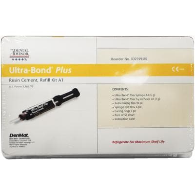 Ultra-Bond Plus Restorative Resin Cement Refill Kit, Shade A1, with Try-In Paste, 6g Syringe, 032599310 thumbnail 13