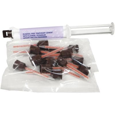GC Temp Advantage Eugenol-Free Temporary Cement Starter Package, 7.5 g Automix Syringe with 15 Mixing Tips, 136505 thumbnail 24