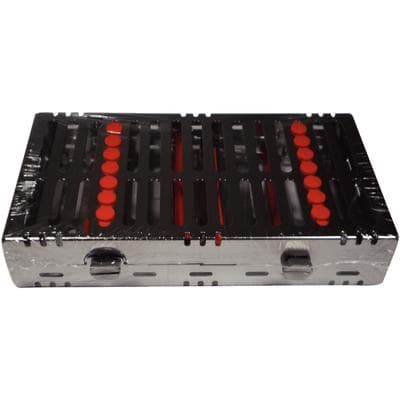 IMS™ Signature Series® Double-Decker® Cassettes, 14 Instrument Capacity, 4.5" x 8" x 1.5", Red thumbnail 7