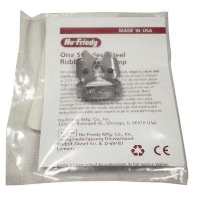 Hu-Friedy Rubber Dam Clamp, #13A, Winged, Lower Left Molars, Satin Steel, 1/Pk, RDCM13A thumbnail 17