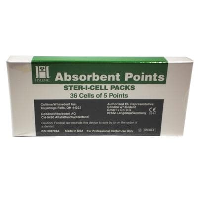 Hygenic Ster-I-Cell Absorbent Paper Points, ISO #30, Blue, .02 Taper, Sterile, 180/Box thumbnail 3