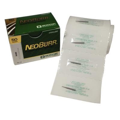 NeoBurr® Operative Carbide Bur, FG #1/2 Round, 0.6 mm Diameter, 0.5 mm Length, Sterile, 50/Pkg thumbnail 4