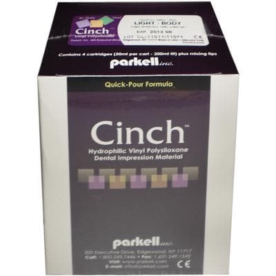 Cinch Light Body VPS Impression Material, Regular Set, 50 mL Split Cartridges, 4/Pk, S460S thumbnail 11
