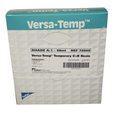 VersaTemp® Temporary Crown and Bridge Resin, Shade A1, 50ml Cartridge Refill (with 15 Mixing Tips) thumbnail 11