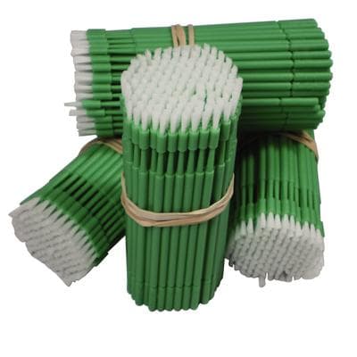 Patterson® Bendable Applicator Brushes, Fine Tip, Green, 10 cm Handle, Disposable, 500/Pkg - Patterson® Bendable Applicator Brushes - Green, 500/Pkg - Image 1