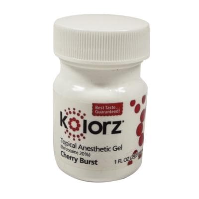 Kolorz Topical Anesthetic Gel, Cherry Burst, 20% Benzocaine, 1 oz Jar, 755102 thumbnail 12