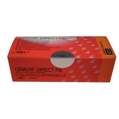 GC America Gradia Direct Flo Flowable Composite Syringe Refill, Shade A3.5, 1.5 g, 2/Pk, 002281 thumbnail 17