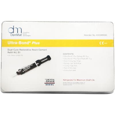 Ultra-Bond Plus Dual-Cure Resin Cement Refill Kit, Shade B1, 6g Syringe with Try-In Paste, 032599330 thumbnail 16