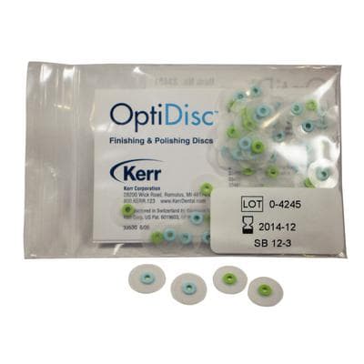Kerr OptiDisc Finishing & Polishing Disc Refills, 12.6mm, Fine Grit, 80/Pk, #33481 thumbnail 12