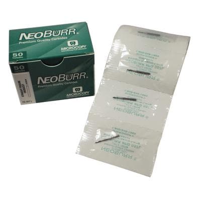 NeoBurr® Operative Carbide Bur, FG #557L, Flat End Crosscut Fissure, 1.0 mm Diameter, 4.9 mm Length, 50/Pkg thumbnail 5