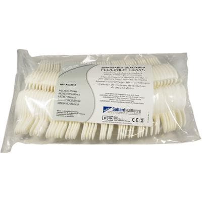 Topex® Dual-Arch Disposable Fluoride Trays, Medium, White, 50/Pkg, #32012 thumbnail 3