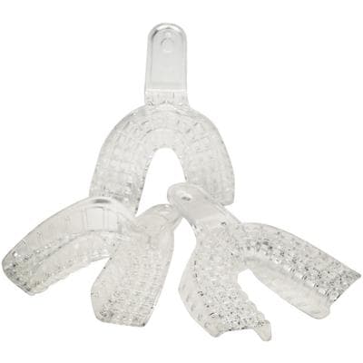President Disposable Perforated Impression Tray, #2 Lower Large, Clear, 12/Pk, C6902 thumbnail 19