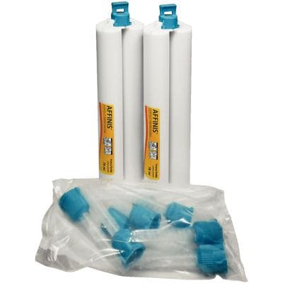 AFFINIS System 75 Heavy Body Impression Material, 75ml, Caramel, Regular Set, 2 Cartridges with 8 Mix Tips, C6520 thumbnail 8