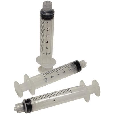 Patterson® Endodontic Luer Lock-Type Syringes, 6 cc, Disposable, Polypropylene, 100/Pkg - Patterson® Endodontic Luer Lock-Type Syringes – 6 cc, 100/Pkg - Patterson® Endodontic Luer Lock-Type Syringes – 6 cc, 100/Pkg - Image 1