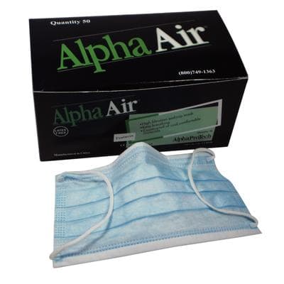 ALPHA AIR® Critical Cover® Earloop Face Mask, ASTM Level 3, Blue, 50/Box, BL5005 thumbnail 18